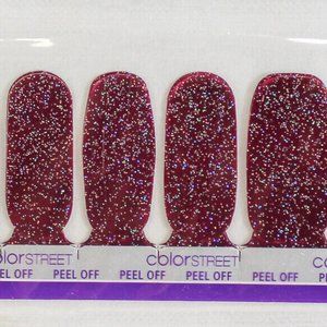 Color Street Nail Strips - Black Cherry Bonbon